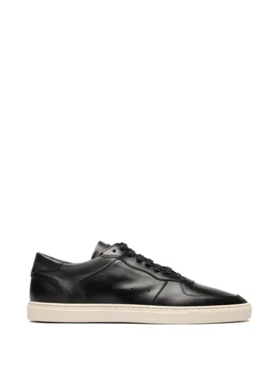 Officine Creative Sisso 001 Leather Sneakers In Black