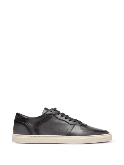 Officine Creative Sisso 001 Leather Sneakers In Black