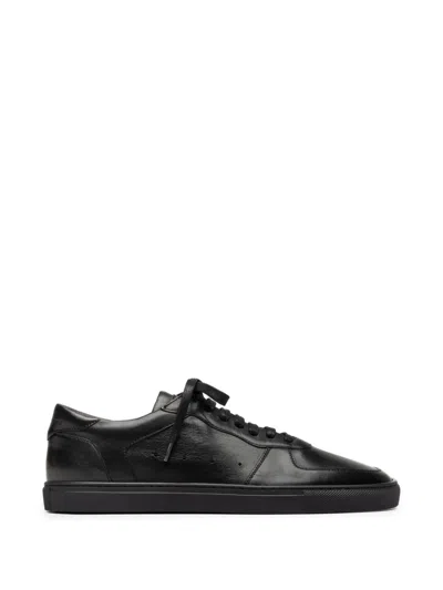 Officine Creative Sisso 001 Panelled Leather Sneakers In Black