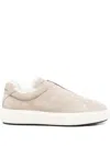 Officine Creative Slip-on Shearling Sneakers In Neutral