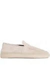Officine Creative Slip-on Suede Loafers In Neutral