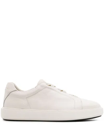 Officine Creative Slouch 001 Leather Sneakers In White