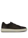 Officine Creative Slouch Suede Low-top Sneakers In Brown