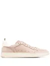 Officine Creative Smooth Lace-up Sneakers In Nude