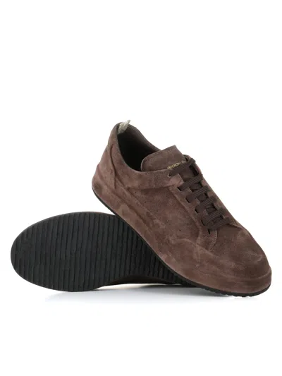 Officine Creative Ace 016 Suede Sneakers In Brown