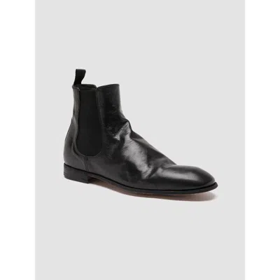 Officine Creative Solitude 004 Chelsea Boots In Black