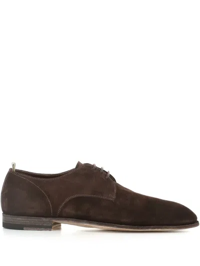 Officine Creative Solitude Derby Shoes In Brown