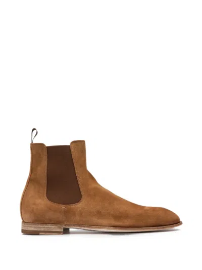 Officine Creative Solitude Suede Boots In Multi