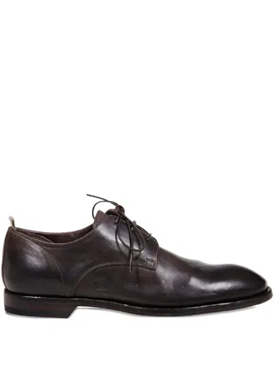 Officine Creative Sound 002 Lace-up Leather Derby Shoes In Brown
