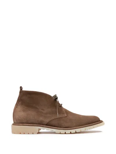 Officine Creative Spectacular Lace-up Boots In Brown