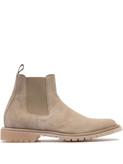 Officine Creative Spectacular Suede Boots In Brown