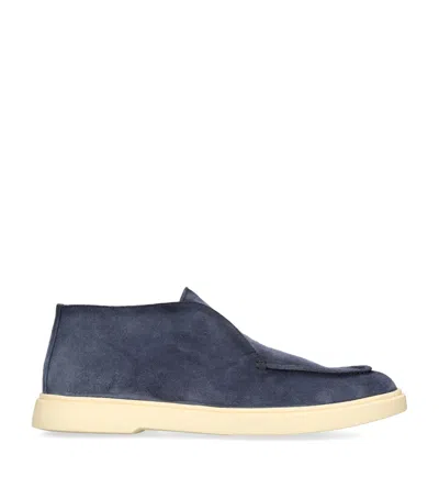 OFFICINE CREATIVE SUEDE BONES ANKLE BOOTS