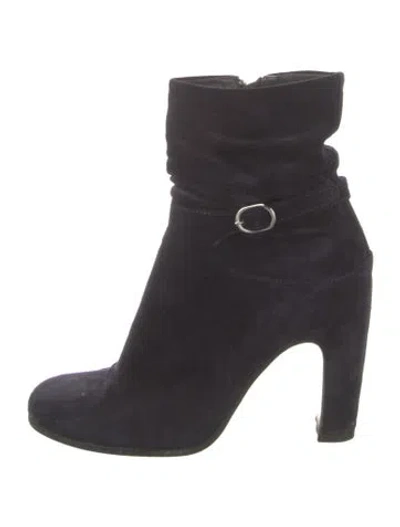 Pre-owned Officine Creative Suede Boots In Blue