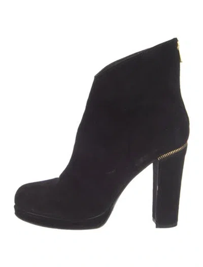 Pre-owned Officine Creative Suede Boots In Blue