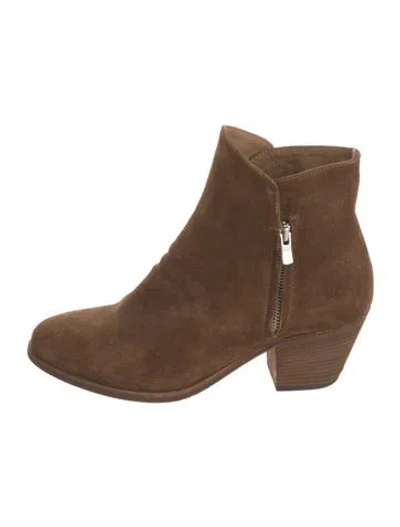 Pre-owned Officine Creative Suede Boots In Brown