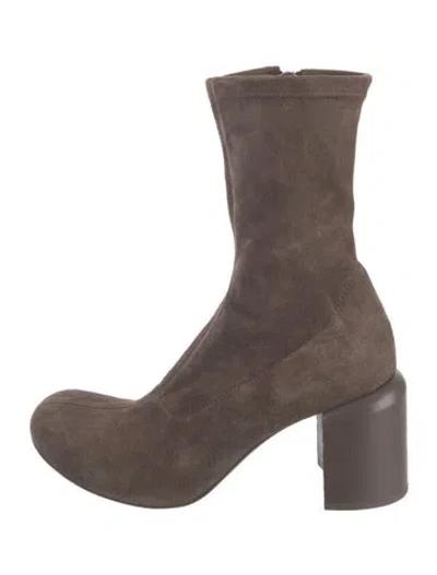 Pre-owned Officine Creative Suede Boots In Brown