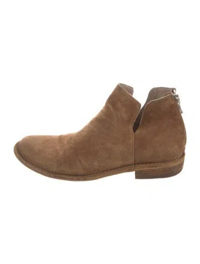 Pre-owned Officine Creative Suede Boots In Brown