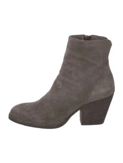 Pre-owned Officine Creative Suede Boots In Gray