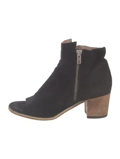 Pre-owned Officine Creative Suede Boots In Grey