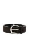 Officine Creative 버클 스웨이드 벨트 In Brown