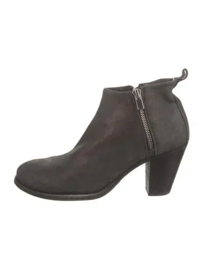 Pre-owned Officine Creative Suede Chelsea Boots In Grey