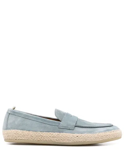 Officine Creative Suede Espadrilles In Blue