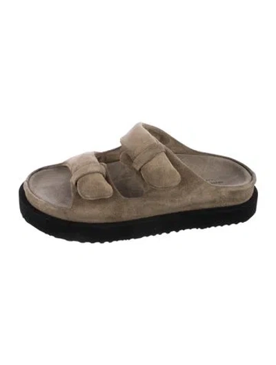 Pre-owned Officine Creative Suede Espadrilles In Multi
