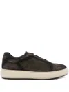 Officine Creative Suede Lace-up Sneakers In Brown