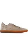 Officine Creative Suede Lace-up Sneakers In Neutral