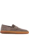 Officine Creative Suede Loafers In Brown