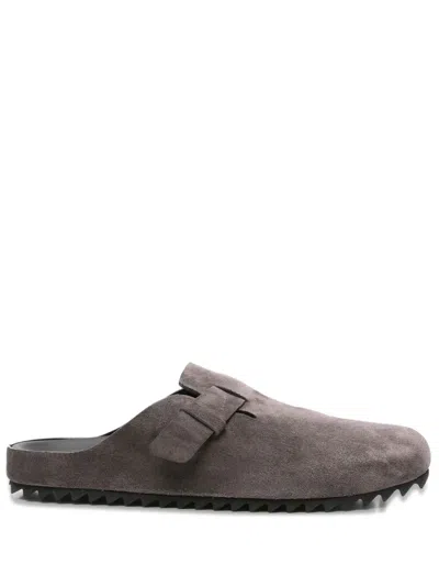 Officine Creative Suede Loafers In Gray