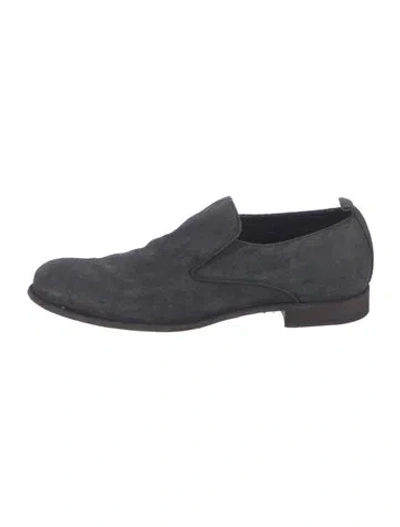 Pre-owned Officine Creative Suede Loafers In Grey