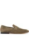 Officine Creative Airto Suede Leather Loafers In Neutral