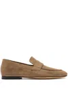 Officine Creative Suede Loafers In Neutrals