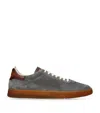 Officine Creative Suede Militia Sneakers In Gray