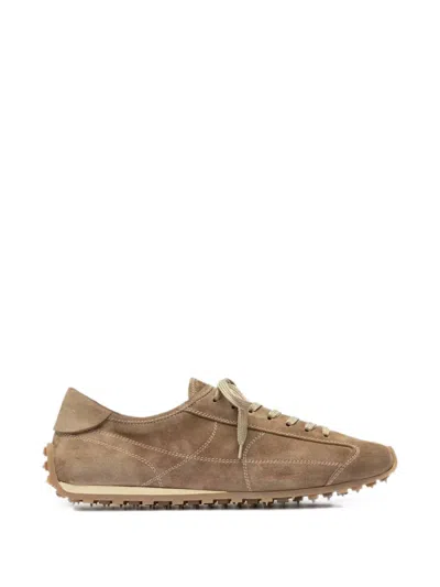 Officine Creative Suede Panelled Sneakers In Multi