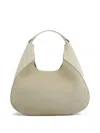 Officine Creative Suede Shoulder Bag In Neutrals