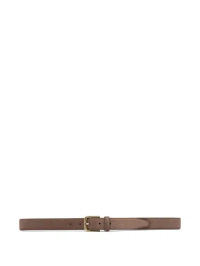 OFFICINE CREATIVE SUEDE SLIM BELT