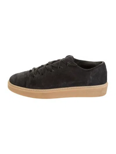 Pre-owned Officine Creative Suede Sneakers In Black