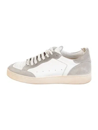 Pre-owned Officine Creative Suede Sneakers In Neutrals