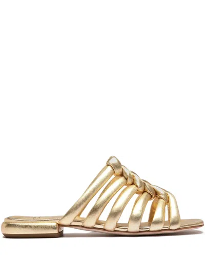 Officine Creative Suki 005 Braided Leather Sandals In Brown