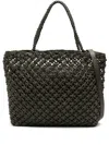 Officine Creative Susan 02 Macramé-effect Tote Bag In Green