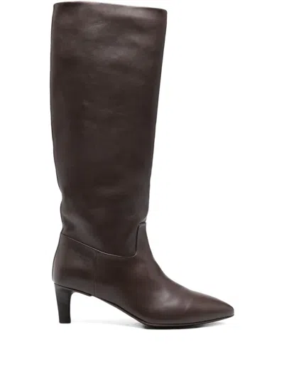 Officine Creative Suzy 006 Leather Knee-high Boots In Brown