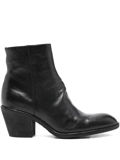 Officine Creative Sydne 008 Ankle Boots In Black