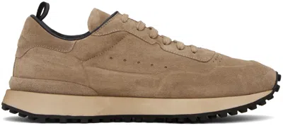 Officine Creative Taupe Keynes 001 Sneakers In Orice