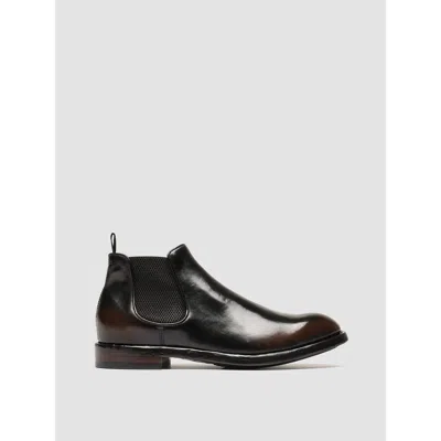 Officine Creative Temple 008 Leather Chelsea Boots In Black