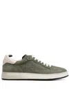 Officine Creative The Answer 002 Suede Sneakers In Green