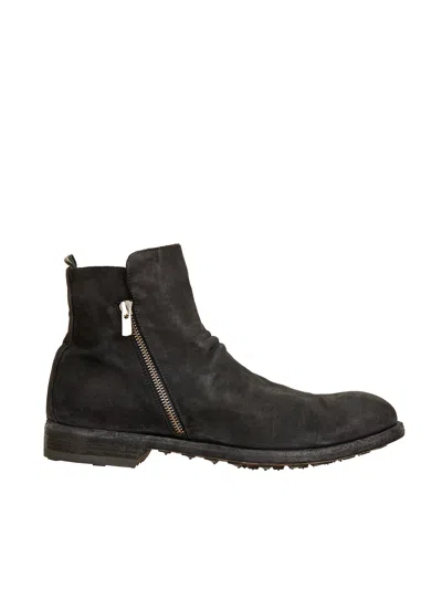 Officine Creative Arbus Zipped Boots In Black