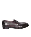 Officine Creative Tulane 003 Leather Penny Loafers In Black