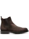 Officine Creative Hopkins Flexi 204 Suede Chelsea Boots In Brown